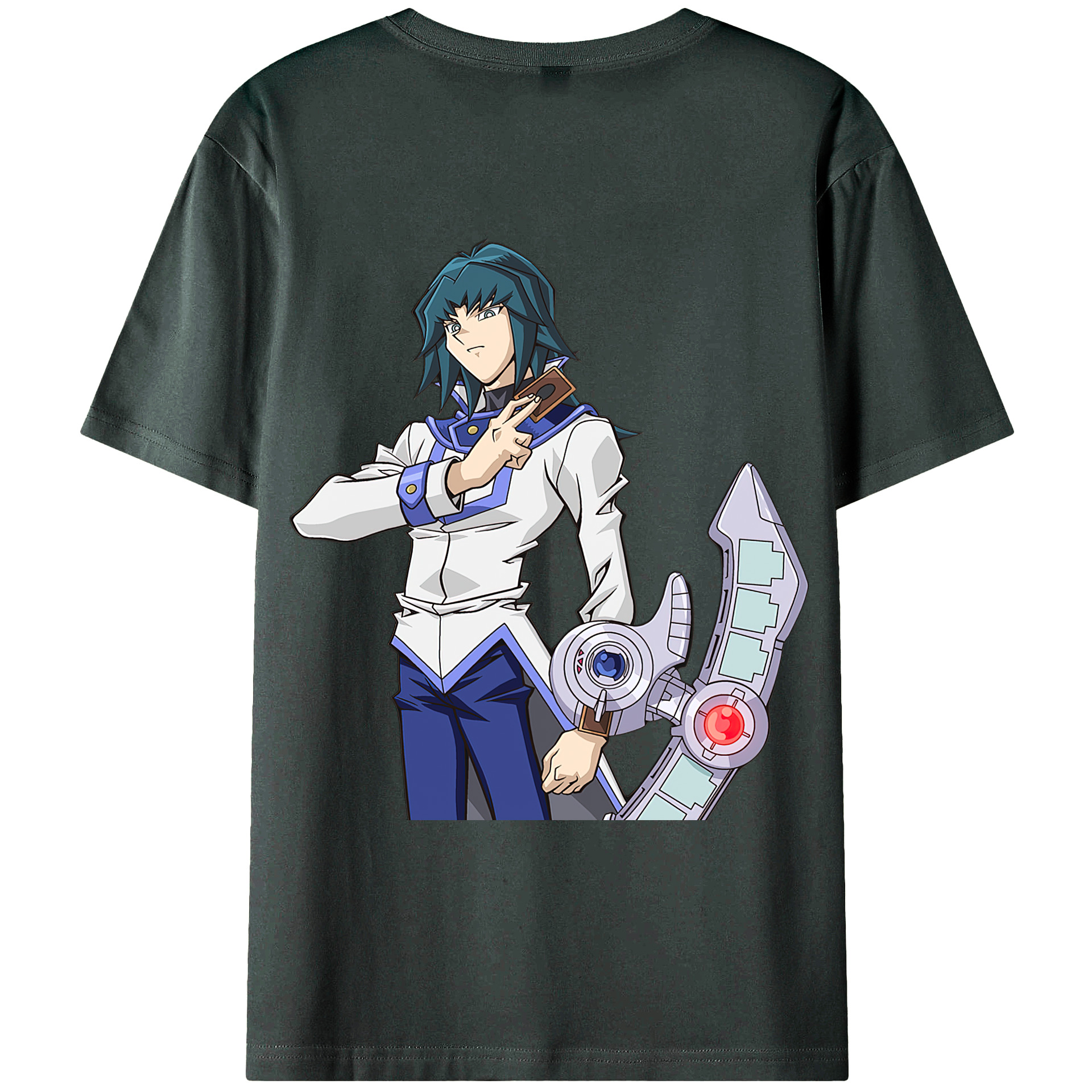 （画像用） 遊☆戯☆王 Yu-Gi-Oh! 綿100％ メンズ半袖Tシャツ（バックプリント） 通気性
